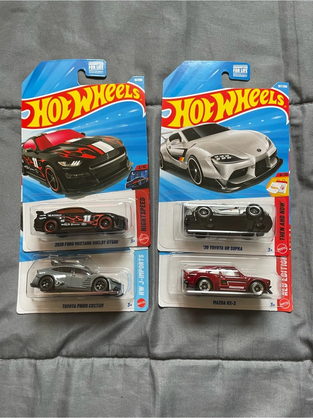 4 hotwheels